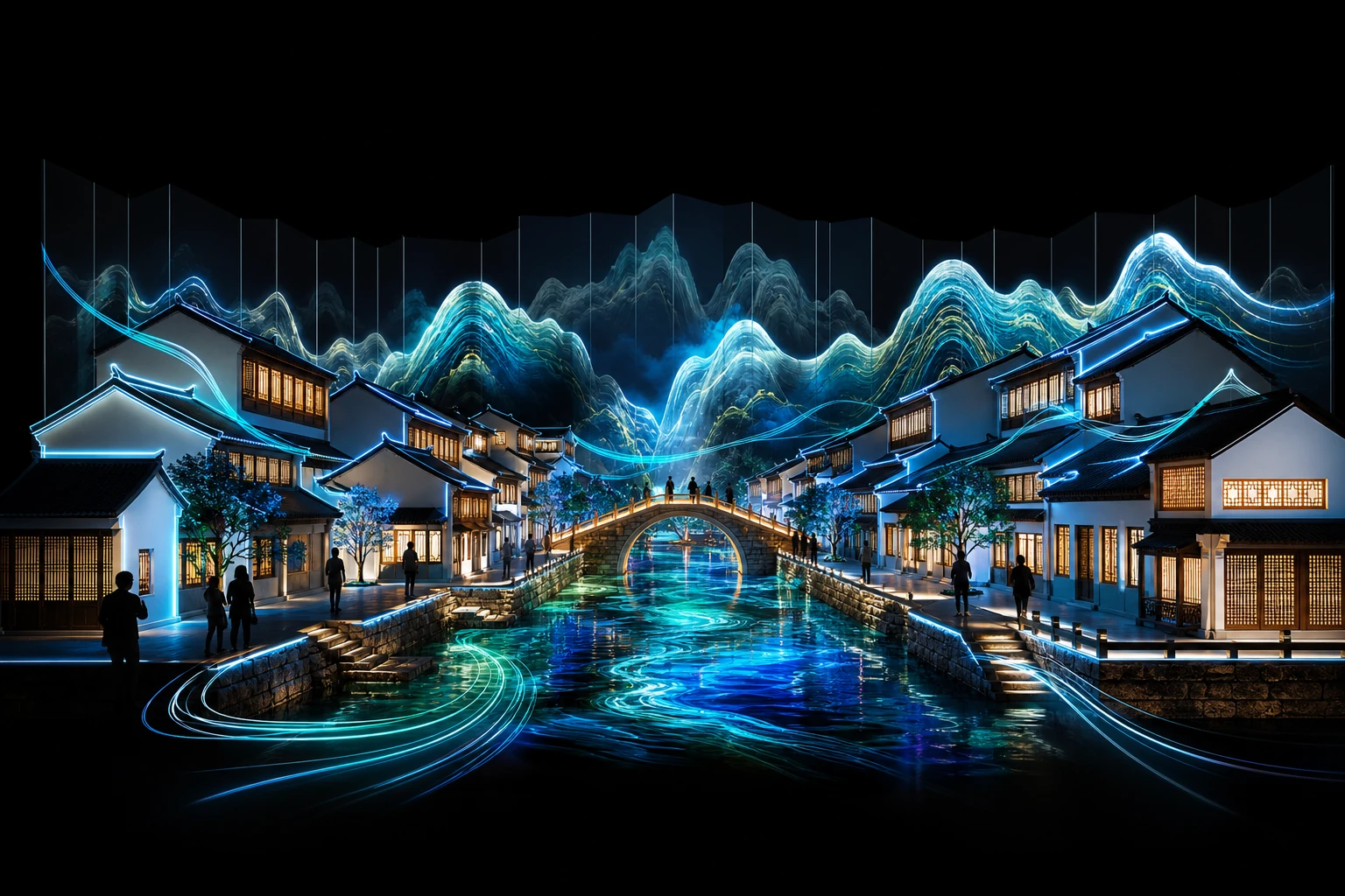 小河直街沿河民居数字展陈场景